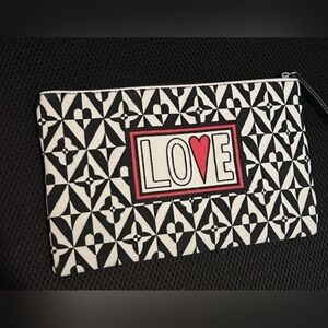 Black and White BRIGHTON LOVE Pouch